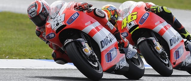 Nicky Hayden & Valentino Rossi- Photo Credit: Ducati