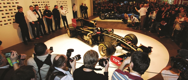 In 2011 Autosport International saw Renault launch their new F1 livery 