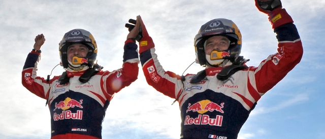 Daniel Elena and Sebastien Loeb (Photo Credit: Citroen Racing Media)