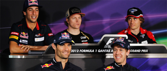 Thursday Press Conference At Melbourn - Photo: Red Bull Racing