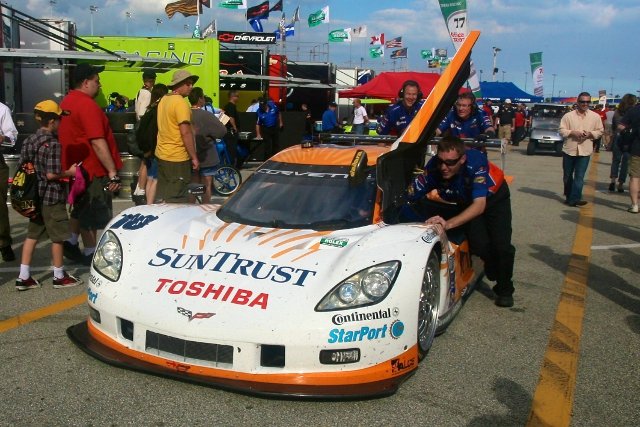 SunTrust Racing's Ricky Taylor set the best lap of the two day Indianapolis Motor Speedway test (Photo Credit: Grand-Am)