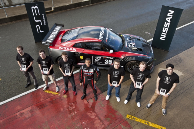 The six territory winners (pictured with Jann Mardenborough) now face their first proper race (Photo Credit: Nissan GT Academy)
