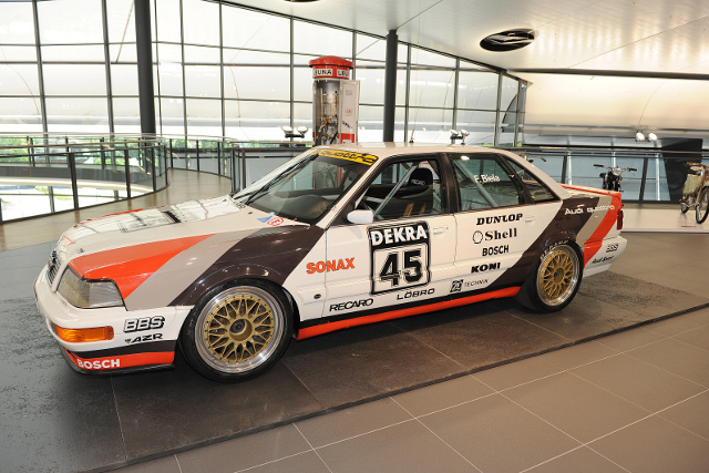 The new exhibition showcases cars from Audi's DTM past (Photo Credit: Audi Motorsport)