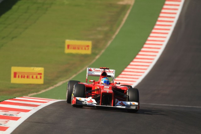 Fernando taking the F2012 beyond its limits this season (Image credit: Octane Photographic)