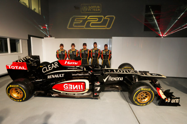Lotus launched the E21 at their Enstone HQ (Photo Credit: Lotus F1 Team)