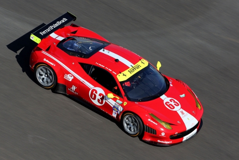 Balzan and Pier Guidi dominated the GT class from pole, but a final twist took victory away (Photo Credit: Grand-Am) 