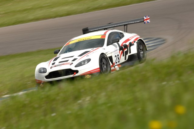 Schulz and Bailey have taken two BEC wins in their GT3 Aston Martin (Credit: Chris Gurton Photography)