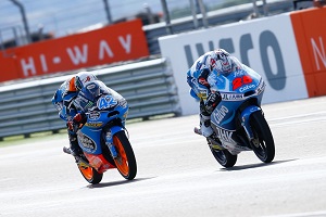 Rins and Vinales have seen plenty of each other in the second half of the season (Photo Credit: MotoGP.com)