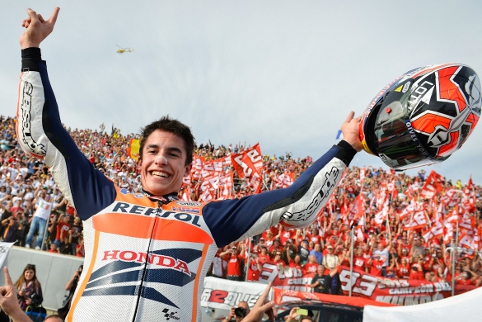 Marquez became the youngest Moto GP champion with the title in his rookie year (Credit: MotoGP.com)