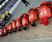Kissing the bricks at Indy (Credit: Jonathan Ferrey/Getty Images)