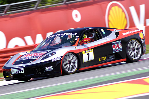Davenport Got Behind The Wheel Of The Team's Ferrari F430 Challenge Car