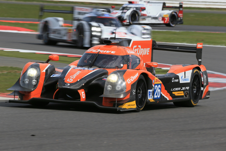 A 1-2 in LMP2 completed a dominant weekend at Silverstone for G-Drive Racing (Credit: Octane Photographic Ltd)