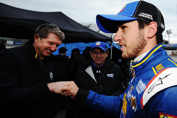 A new dawn for NASCAR? Chase Elliot and his father Bill - Credit: Rainier Ehrhardt/NASCAR via Getty Images