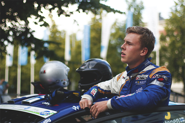 Max Vatanen continues to build his rally experience with a private entered Ford Fiesta R2