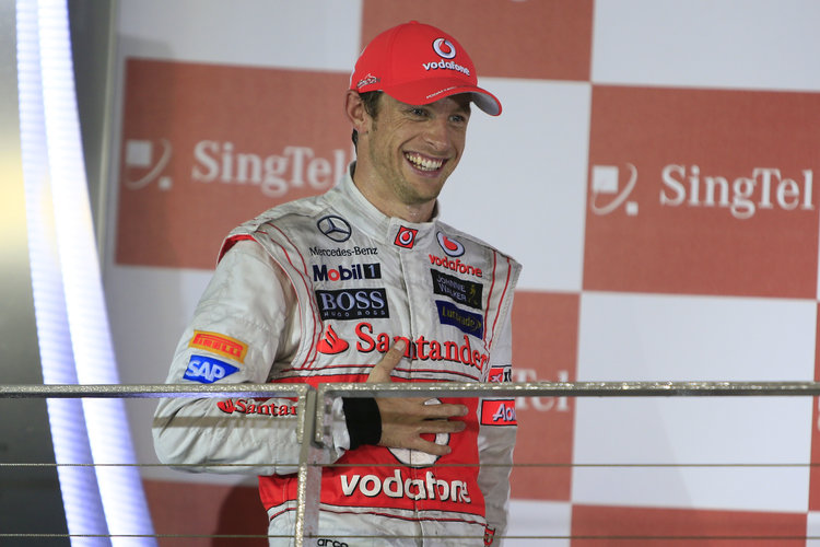 Jenson Button at Singapore GP *** Local Caption *** +++ www.hoch-zwei.net +++ copyright: HOCH ZWEI +++ Credit: McLaren Media Centre