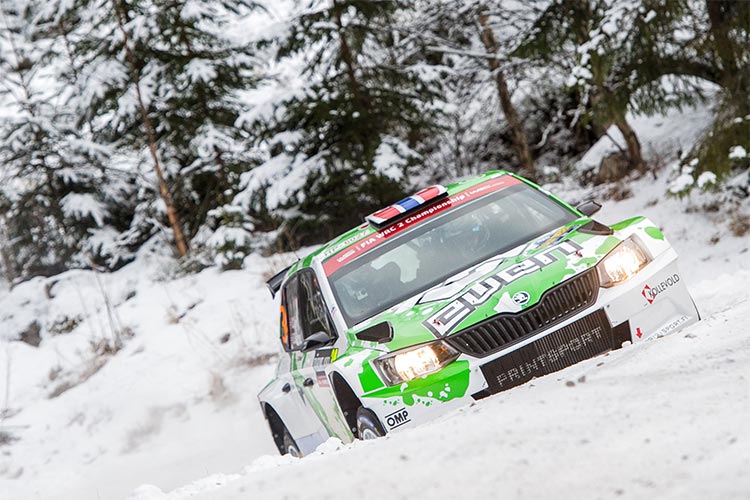 Ole Christian Veiby / Stig Rune Skjærmoen, ŠKODA FABIA R5, Printsport Oy. - Credit: Škoda Motorsport