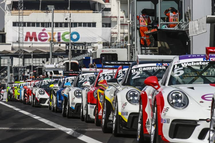 Sell out grids for Porsche Mobil 1 Supercup The