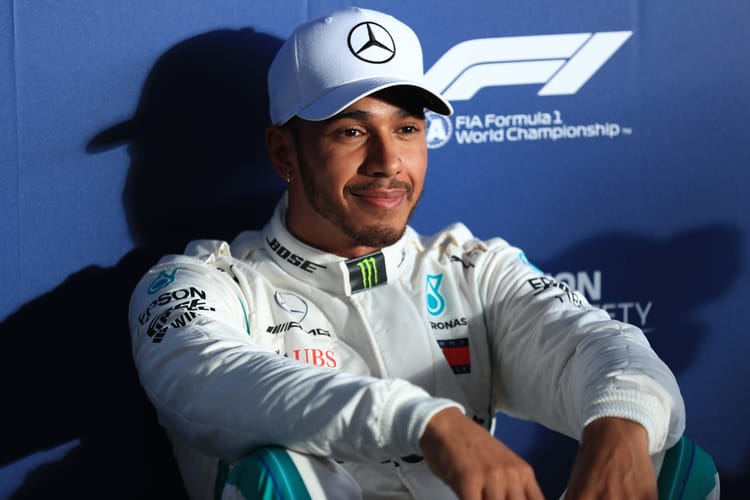 Lewis Hamilton after scoring pole in Australia 2018