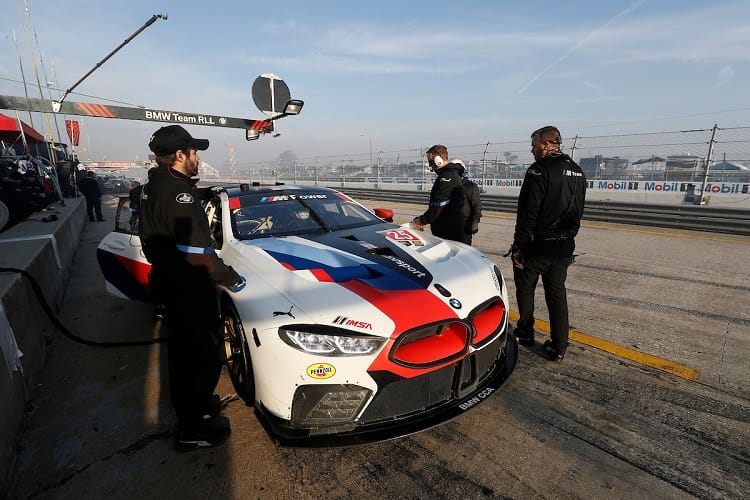 The #25 BMW M8 GTLM will start from GT Le Mans pole of Saturday
