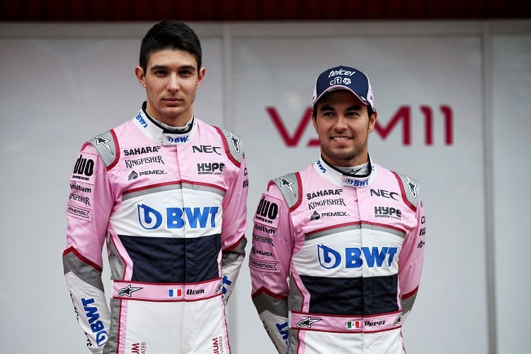 Esteban Ocon does not believe they'll be any on-track issues with team-mate Sergio Perez in 2018