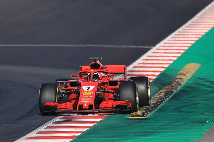 Kimi Raikkonen was fastest on the final day of pre-season testing on Friday