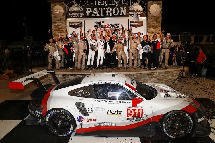 Porsche came out on top in the GT Le Mans class