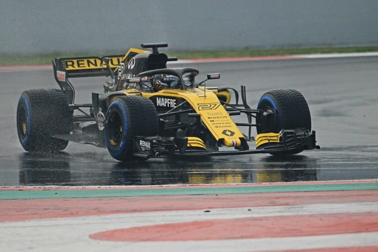 Renault hope for better weather in test two
