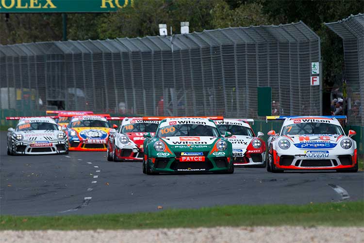 Dale Wood - Porsche Carrera Cup Australia - Melbourne - Race 3