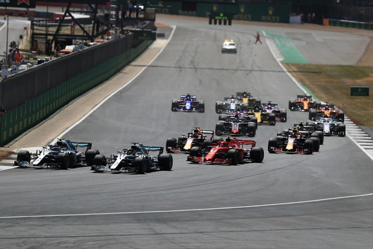 2018 British Grand Prix Start