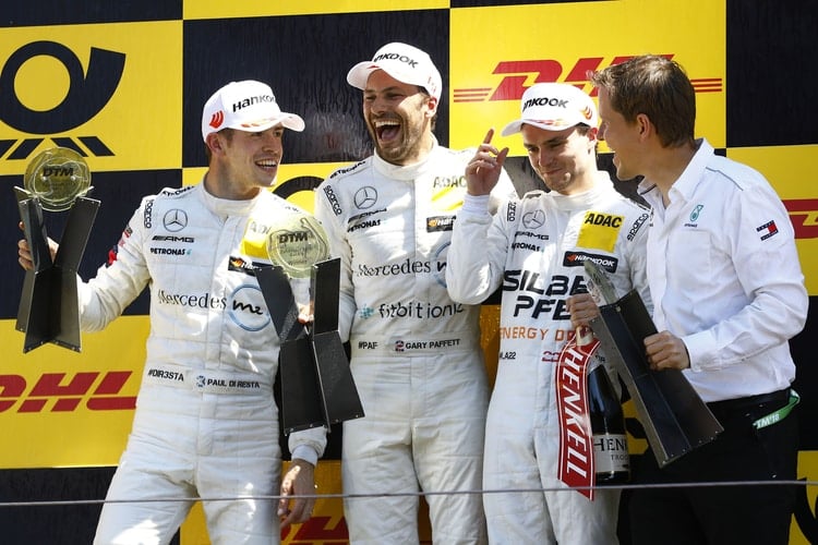 Paul di Resta, Gary Paffett and Lucas Auer: 2018 DTM Series - Zandvoort
