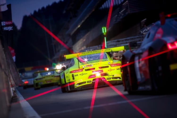 Manthey-Racing, Porsche 911 GT3 R (911), Romain Dumas (F), Frederic Makowiecki (F), Dirk Werner (D), Spa-Francorchamps 2018