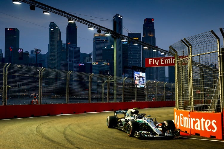Valtteri Bottas - Mercedes AMG Petronas Motorsport - Marina Bay Street Circuit