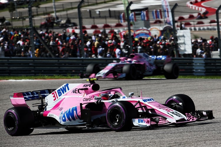 Esteban Ocon - Racing Point Force India F1 Team - Circuit of the Americas