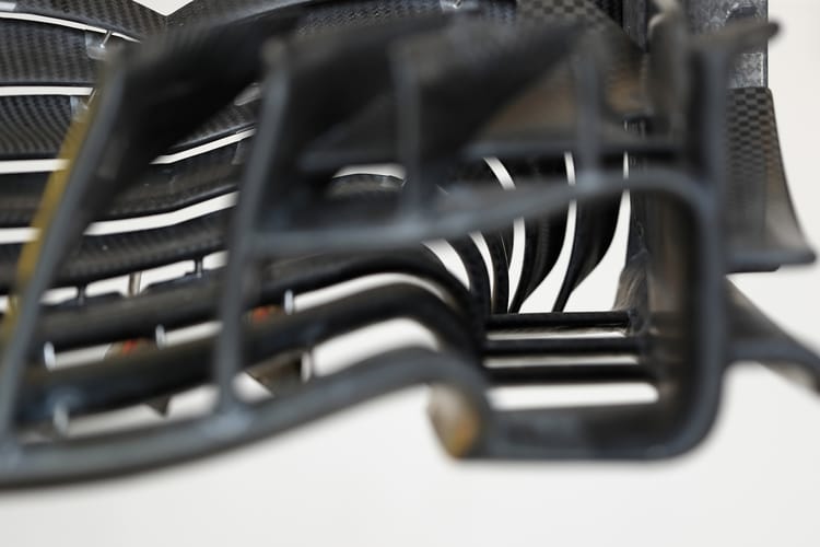 Renault RS18 Front Wing Close-up