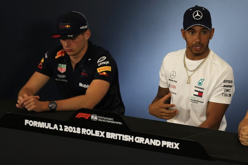 Max Verstappen & Lewis Hamilton - Formula 1 - 2018 British GP