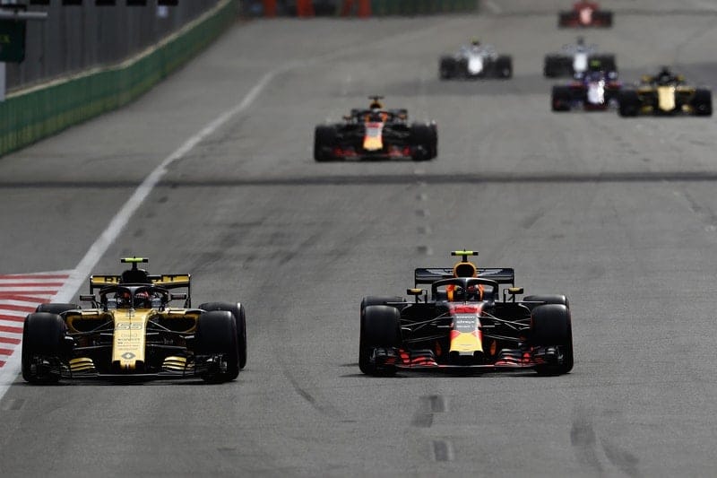 Carlos Sainz Jr. and Max Verstappen - Formula 1 - 2018 Azerbaijan GP