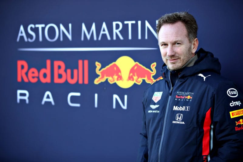 Christian Horner - Aston Martin Red Bull Racing at the RB15 Filming Day at Silverstone
