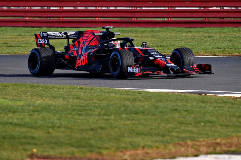 Max Verstappen - Aston Martin Red Bull Racing at Silverstone for an RB15 Filming Day