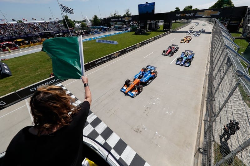 2018 Verizon IndyCar Series, Duel In Detroit Race Start