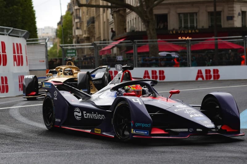 Robin Frijns and Andre Lotterer - Paris ePrix