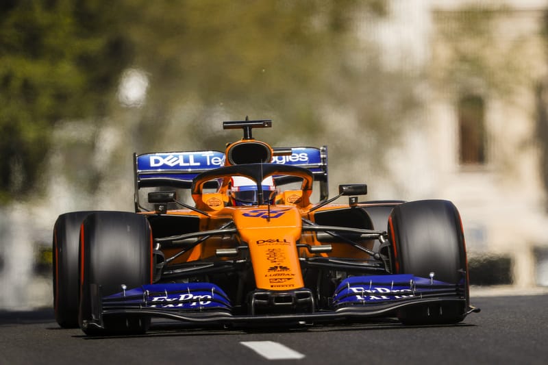 Carlos Sainz - McLaren F1 Team at the 2019 Formula 1 Azerbaijan Grand Prix - Race