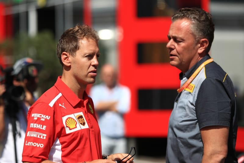 Sebastian Vettel & Mario Isola - Formula 1 - 2019 Austrian GP