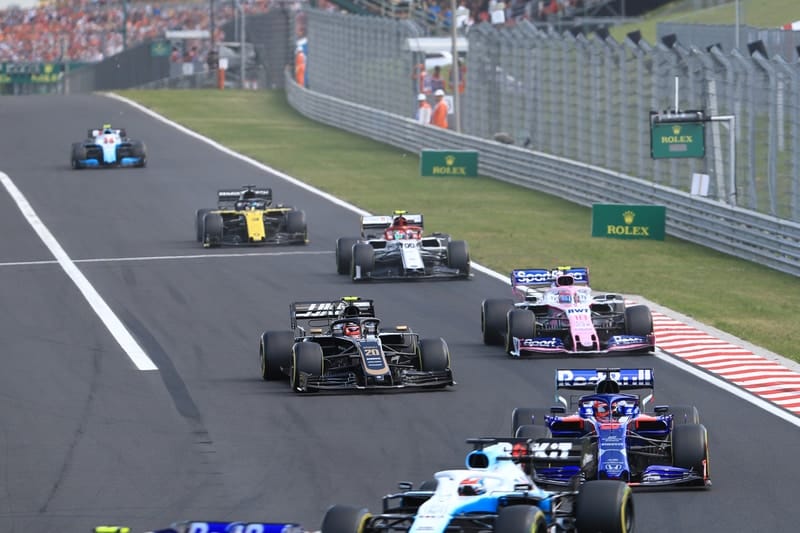 Race start - Formula 1 - 2019 Hungarian GP
