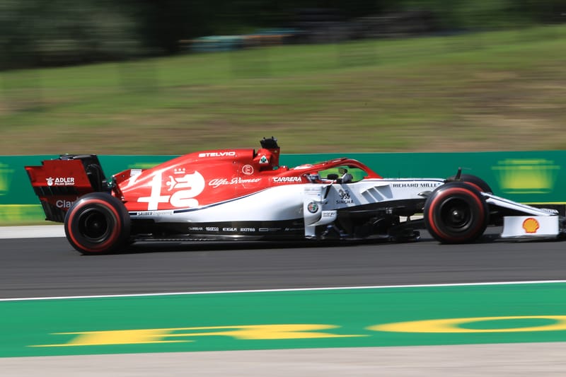 Kimi Räikkönen - Alfa Romeo Racing at the 2019 Formula 1 Hungarian Grand Prix - Hungaroring - Race