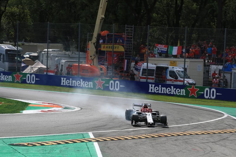 Kimi Räikkönen - Alfa Romeo Racing in the 2019 Formula 1 Italian Grand Prix - Autodromo Nazionale Monza - Race