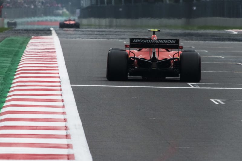 Charles Leclerc - Scuderia Ferrari in the 2019 Formula 1 Mexican Grand Prix - Autodromo Hermanos Rodriguez - Race