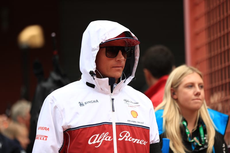 Kimi Räikkönen - Alfa Romeo Racing at the 2019 Formula 1 Belgian Grand Prix - Circuit de Spa-Francorchamps - Drivers Parade