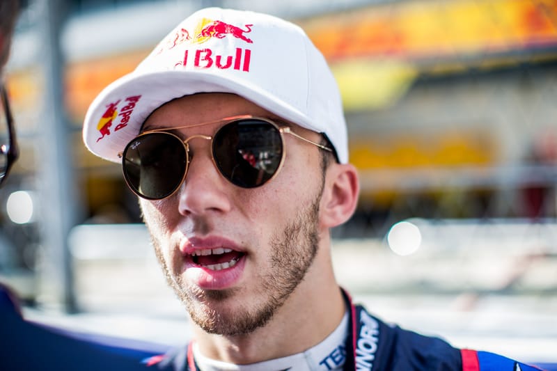 Pierre Gasly - Red Bull Toro Rosso Honda at the 2019 Formula 1 Russian Grand Prix - Sochi Autodrom - Drivers Parade