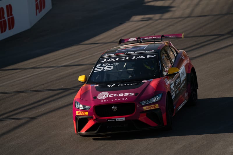 Simon Evans - Team Asia New Zealand in the 2019-20 Jaguar I-Pace eTrophy - Ad Diriyah - Race 1 - Free Practice