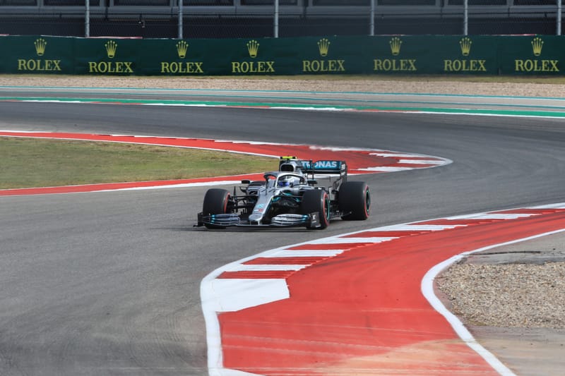 Valtteri Bottas - Mercedes-AMG Petronas Motorsport in the 2019 Formula 1 United States Grand Prix - Circuit of the Americas - Free Practice 2